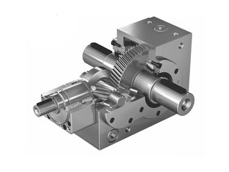 2-stage helical bevel gearbox 