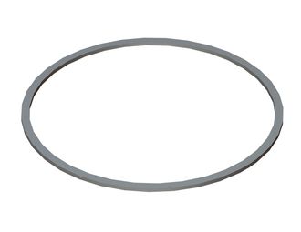 Bearing locating ring HNDE template 4xØ233xØ249 for Lindner Recyclingtech 