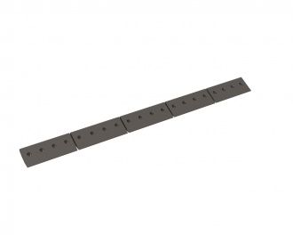 Clamping bar 5-parts 1994x6x170x48 for Vecoplan LLC (Retech) Vecoplan VAZ 160/200