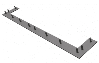 Clamping sheet for Vecoplan LLC (Retech) 