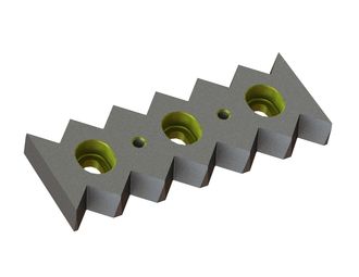 Counter knife 257x96x28 Premium Line for Vecoplan LLC (Retech) 