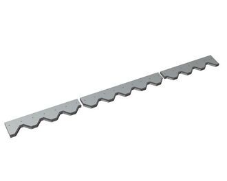 Counter knife 3-parts 1991x134x25 hard faced for Vecoplan LLC (Retech) Vecoplan VAZ 160/200