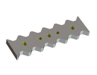 Counter knife 414x117x28 Eco Line for Vecoplan LLC (Retech) 