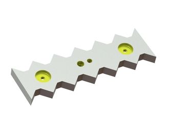 Counter knife 414x127x28 Eco Line for Vecoplan LLC (Retech) 