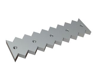 Counter knife 494x136x27 Premium Line for Lindner Recyclingtech 