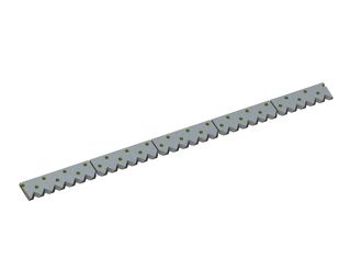 Counter knife 5-parts 2481x157x30 Eco Line for Vecoplan LLC (Retech) Vecoplan VAZ 300/250