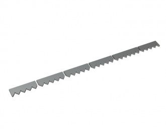 Counter knife 6-parts 2485x124x25 Creusabro for Vecoplan LLC (Retech) Vecoplan VAZ 2500