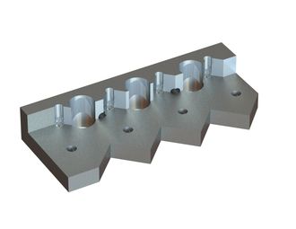 Counter knife carrier 408x175x68 for WEIMA America Inc. 