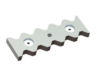 Counter knife externally 487x155x38 Premium Line for Vecoplan LLC (Retech) 