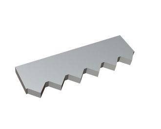 Counter knife middle 382x115x25 Premium Line for Vecoplan 