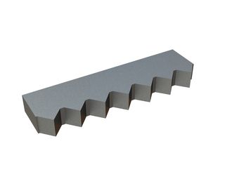 Counter knife middle 453x125x50 Premium Line for Vecoplan LLC (Retech) 