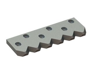 Counter knife middle 491x178x30 Premium Line for Vecoplan LLC (Retech) 