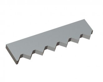 Counter knife outside 422x108x25 Premium Line for Vecoplan LLC (Retech) 