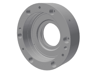 Flange housing for Vecoplan LLC (Retech) Vecoplan VAZ 160/200