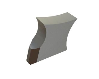 Knife 132x100x40 Creusabro for Lindner Recyclingtech 