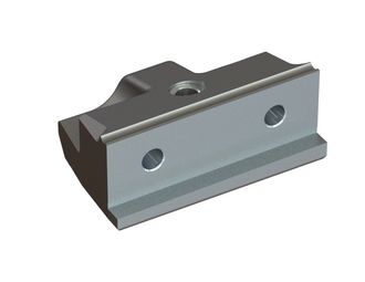 Knife holder right version without plate for Lindner Recyclingtech 