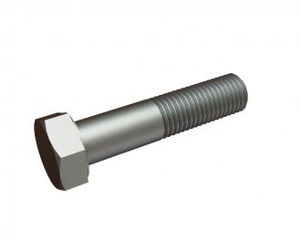 M16x70 Hexagonal screw with shank 10.9 