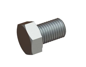 M20x30 hexagonal screw with shaft 8.8 