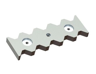 Middle outer counter knife 476x155x38 Premium Line for Vecoplan LLC (Retech) 