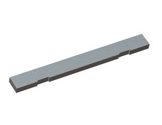 Rail perforé 115x344x10 pour Lindner Recyclingtech 