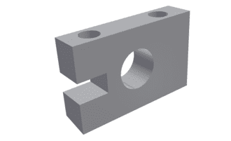 Raschiatore a destra per 134x84x30 per Vecoplan 