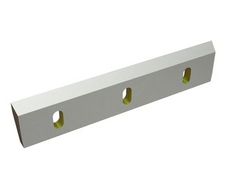 Rotor knife 485x100x22 Eco Line 3 long slots, edge 50°, 2xM10 threads, X-version for Herbold Meckesheim GmbH Herbold SMS Rotor knife 485x100x22 Eco Line 3 long slots, edge 50°, 2xM10 threads, X-version for Herbold Meckesheim GmbH Herbold SMS
