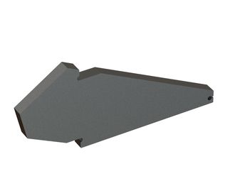 Scraper 269x123x15 Creusabro for Komptech-Farwick 