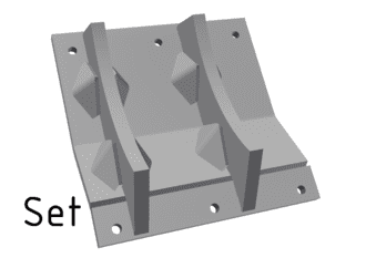 Scraper comb 12-piece design 110 for Vecoplan LLC (Retech) Vecoplan VVZ 250 Hurricane