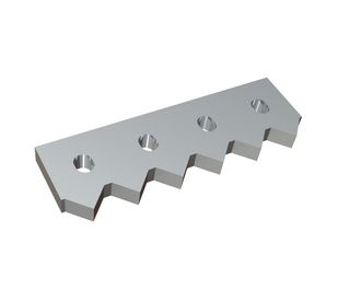 Scraper middle 382x123x29 Premium Line for Vecoplan LLC (Retech) 