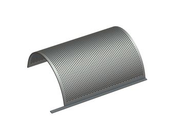 Screen basket 1005 wide, sheet thickness t=15 