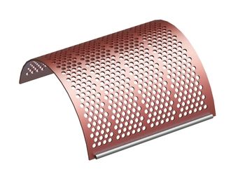 Screen basket 794 wide, sheet thickness t=10 for ZERMA America LLC 