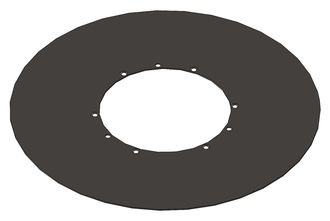 Screen disc 230-260µm for EREMA Engineering Recycling Maschinen und Anlagen 