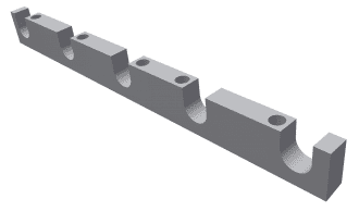 Stripper bridge breaker for Vecoplan LLC (Retech) Vecoplan VAZ 160/200