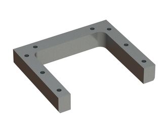 U-profile for bearing housing HNDE 410x358x70 for Lindner Recyclingtech 