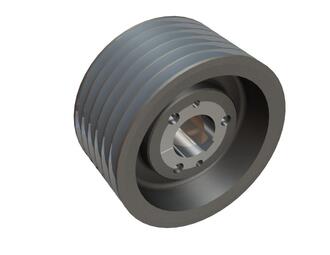 V-pulley Ø315, per 8 SPC 