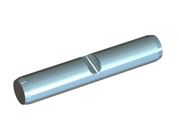 Bolt 138xØ25 stainless steel for Lindner Recyclingtech Lindner Komet 2800