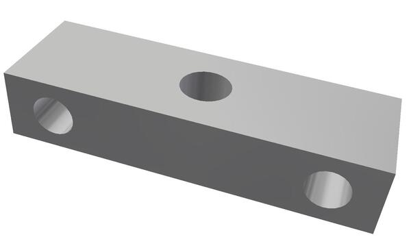 Bracket lateral guide wheel slider for Vecoplan 