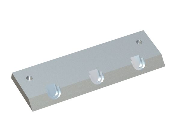 Clamping bar 414x126x22 for Vecoplan LLC (Retech) 