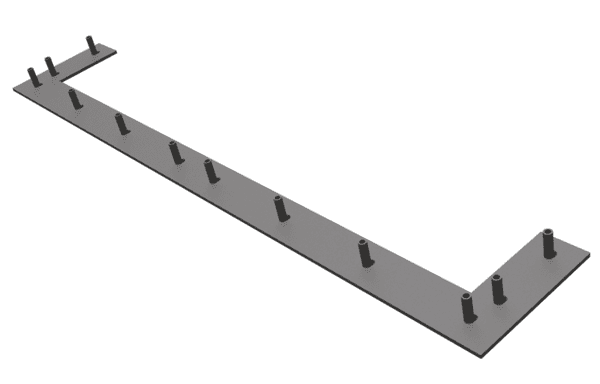 Clamping sheet for Vecoplan Vecoplan VAZ