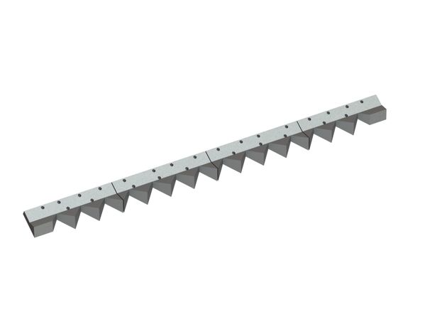 Counter knife 4-piece 2493x200x81/39 Premium Line for Zeno Zerkleinerungsmaschinen 