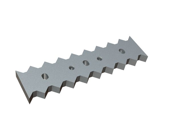 Counter knife 414x104x28 Premium Line for Vecoplan LLC (Retech) Vecoplan V-ECO 1300