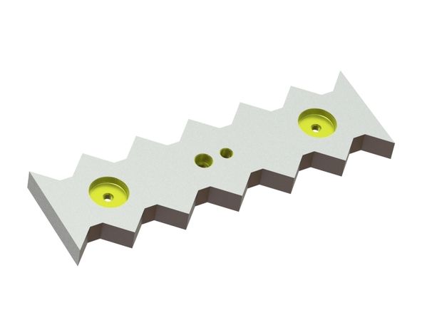 Counter knife 414x127x28 Eco Line for Vecoplan 