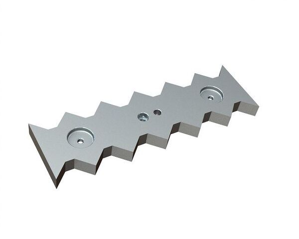 Counter knife 414x127x28 Premium Line for Vecoplan 