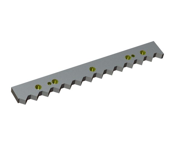 Counter knife 491x60x20 Eco-Line for UNTHA America Untha LR 1000 