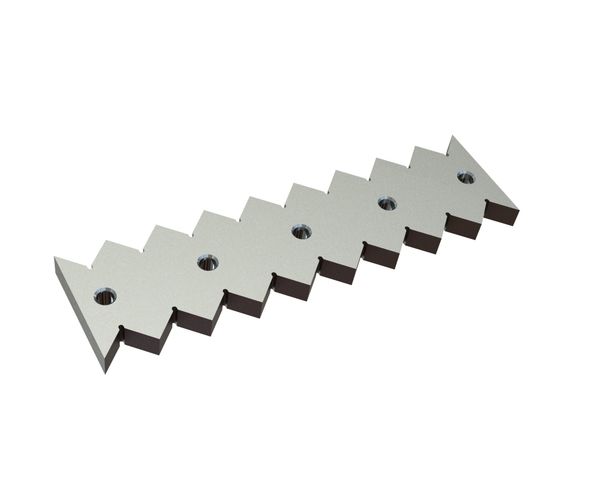 Counter knife 495x135x27 Premium Line for Lindner Recyclingtech 