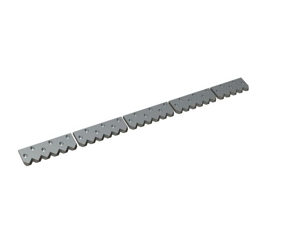 Counter knife 5-parts 2367x173x30 Premium Line for Vecoplan LLC (Retech) Vecoplan VAZ 300/250