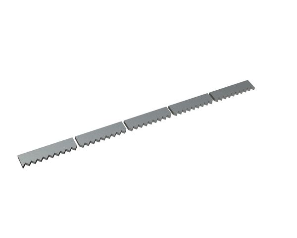 Counter knife 5-parts 1993x104x25 Premium Line for Vecoplan LLC (Retech) Vecoplan VAZ 160/200