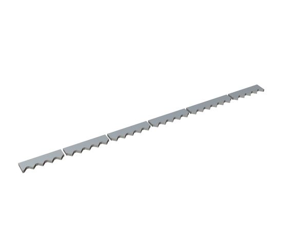 Counter knife 6-parts 2485x115x25 Premium Line for Vecoplan LLC (Retech) Vecoplan VAZ 2500