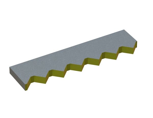 Counter knife externally 429x107x25 Eco Line for Vecoplan LLC (Retech) Vecoplan VAZ 2500