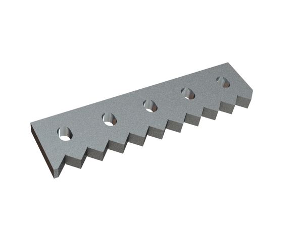 Counter knife left 460x116x28 Premium Line for Vecoplan LLC (Retech) 